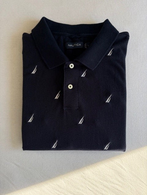 Nautica Polo - Size L Dark Blue