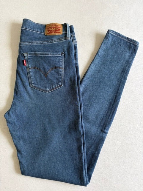 Levi 720 High Rise Super Skinny - W28L32 Blue