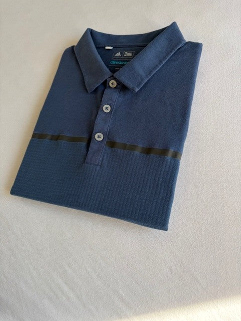 Adidas Polo Climacool - Size L Blue