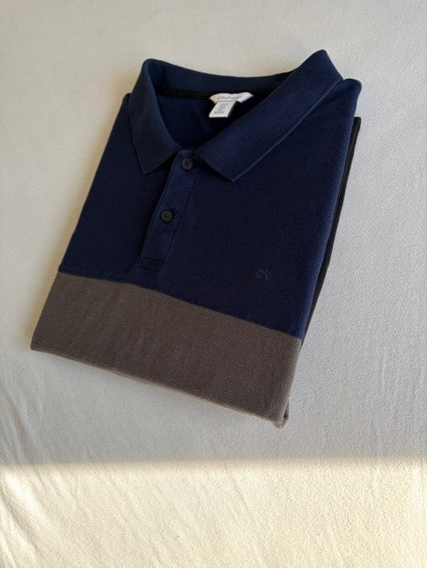 Calvin Klein Polo - Size XXL Blue