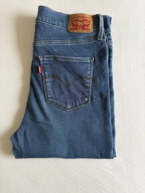 Levi 720 High Rise Super Skinny - W28L32 Blue