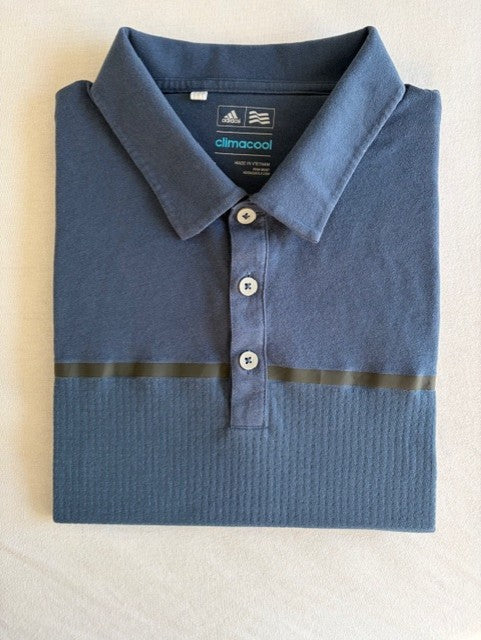 Adidas Polo Climacool - Size L Blue