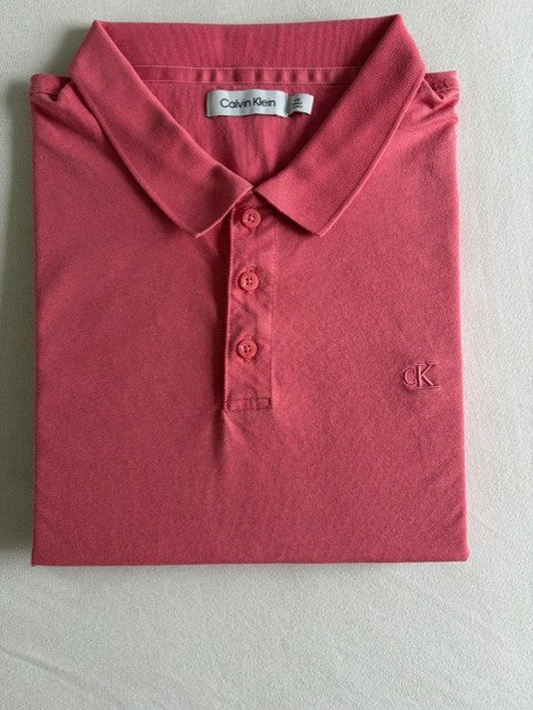 Calvin Klein Polo - Size L Pink