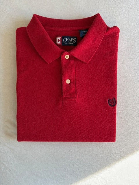 Chaps Polo - Size L Red