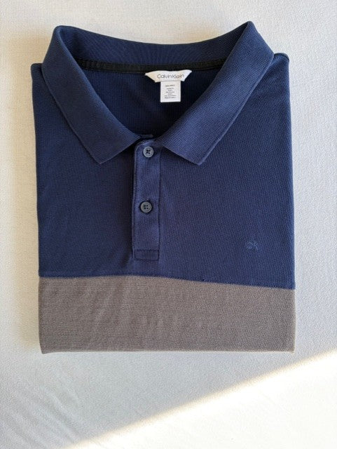 Calvin Klein Polo - Size XXL Blue