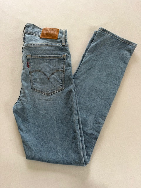 Levi 724 High Rise Straight - Size W25L28 Blue