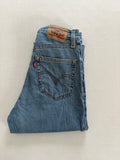 Levi High Waisted Mom Jeans - Size W24L29 Blue